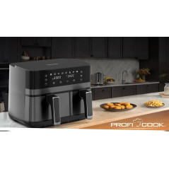 Podwójna frytkownica beztłuszczowa 9 litrów ProfiCook PC-FR 1295 H Outlet