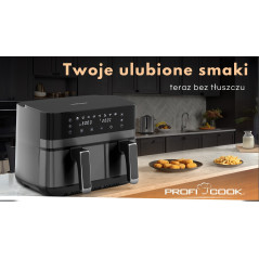 Podwójna frytkownica beztłuszczowa 9 litrów ProfiCook PC-FR 1295 H Outlet