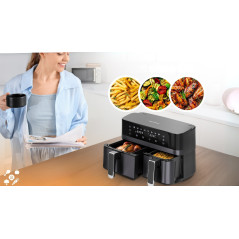 Podwójna frytkownica beztłuszczowa 9 litrów ProfiCook PC-FR 1295 H Outlet