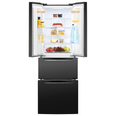 Lodówko-zamrażarka French Door Bomann KG 7361 IX (ciemny inox)