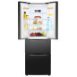 Lodówko-zamrażarka French Door Bomann KG 7361 IX (ciemny inox)