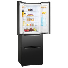 Lodówko-zamrażarka French Door Bomann KG 7361 IX (ciemny inox)