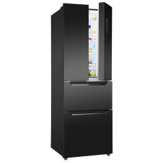 Lodówko-zamrażarka French Door Bomann KG 7361 IX (ciemny inox)