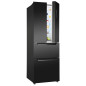 Lodówko-zamrażarka French Door Bomann KG 7361 IX (ciemny inox)