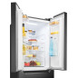 Lodówko-zamrażarka French Door Bomann KG 7361 IX (ciemny inox)