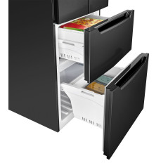 Lodówko-zamrażarka French Door Bomann KG 7361 IX (ciemny inox)