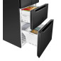 Lodówko-zamrażarka French Door Bomann KG 7361 IX (ciemny inox)
