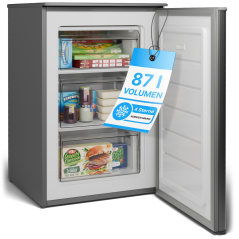 Zamrażarka szufladowa podblatowa Bomann GS 7253 (srebrna)