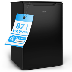 Zamrażarka szufladowa podblatowa Bomann GS 7253 (czarna)