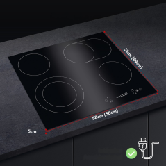 Płyta ceramiczna do zabudowy Bomann EBK 7941