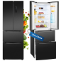 Lodówko-zamrażarka French Door Bomann KG 7361 IX (ciemny inox)
