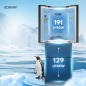 Lodówko-zamrażarka French Door Bomann KG 7361 IX (ciemny inox)