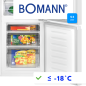 Lodówko-zamrażarka Bomann KG 322.1 (biała) Lodówko-zamrażarka Bomann KG 322.1 (biała)