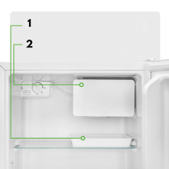 Lodówka chlodziarka podblatowa 45L Bomann KB 7245 (biały)