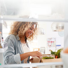 Lodówka chlodziarka podblatowa 45L Bomann KB 7245 (biały)
