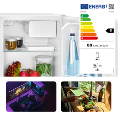 Lodówka chlodziarka podblatowa 45L Bomann KB 7245 (biały)