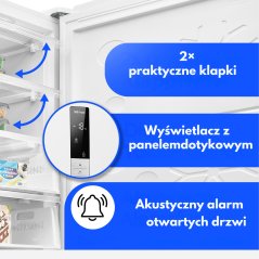 Zamrażarka z możliwością pracy jako chłodziarka 2w1 380l Bomann GSVS 7365 (biała) No Frost Inverter