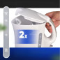 Czajnik elektryczny bezprzewodowy 1,7 L Bomann WK 6079 CB (biały) Outlet