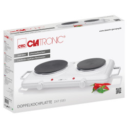 Kuchenka elektryczna przenośna dwupalnikowa Clatronic DKP 3583 Outlet