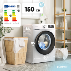 Pralko-suszarka 8 kg 1400 obr/min Bomann WAT 7186 (biały)