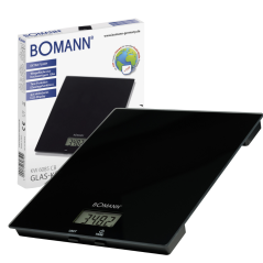Waga kuchenna szklana Bomann KW 6085 BC (czarna) Outlet