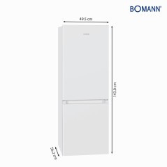 Chłodziarko-zamrażarka Bomann KG 320.2 (biały)