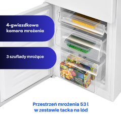 Chłodziarko-zamrażarka Bomann KG 320.2 (biały)