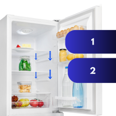 Chłodziarko-zamrażarka Bomann KG 320.2 (biały)