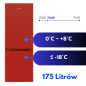 Chłodziarko-zamrażarka Bomann KG 320.2 (czerwony)
