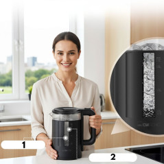 Czajnik elektryczny bezprzewodowy 1,7L Clatronic WK 3837 G
