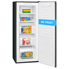 Zamrażarka wolnostojąca No Frost 161 l Inverter Bomann GS 7343  (czarna)