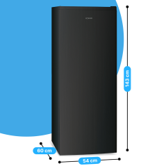 Zamrażarka wolnostojąca No Frost 161 l Inverter Bomann GS 7343  (czarna)