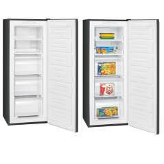 Zamrażarka wolnostojąca No Frost 161 l Inverter Bomann GS 7343  (czarna)