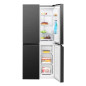 Lodówko-zamrażarka Cross Door Bomann KG 7358 (ciemny inox)