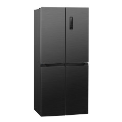 Lodówko-zamrażarka Cross Door Bomann KG 7358 (ciemny inox)