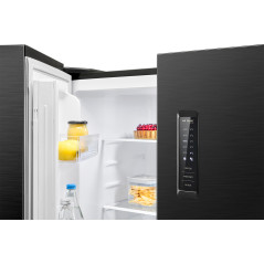Lodówko-zamrażarka Cross Door Bomann KG 7358 (ciemny inox)