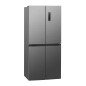 Lodówko-zamrażarka Cross Door Bomann KG 7358 (inox)