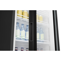 Chłodziarka witryna chłodnicza 347 litrów Bomann KSG 7351 (czarna)