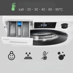 Pralka automatyczna 10 kg Bomann WA 7111