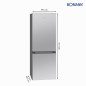 Chłodziarko-zamrażarka Bomann KG 320.2 (inox)