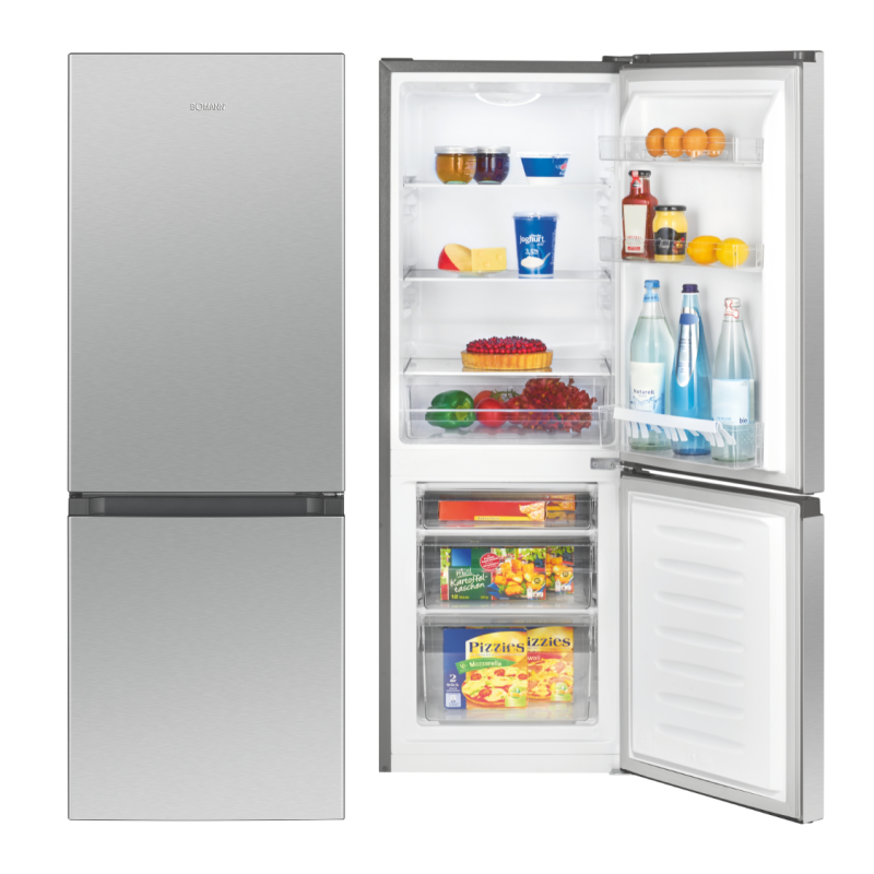 Chłodziarko-zamrażarka Bomann KG 320.2 (inox)