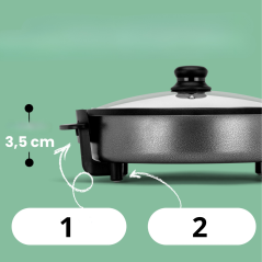 Patelnia elektryczna Clatronic PP 3401 (Ø32cm)