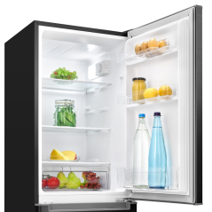 Lodówko-zamrażarka Bomann KG 7359 (ciemny inox)