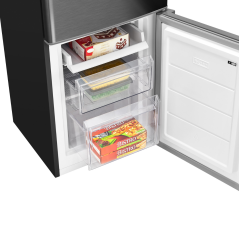 Lodówko-zamrażarka Bomann KG 7359 (ciemny inox)