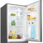 Lodówko-zamrażarka 173 l Bomann KG 7359 (inox) Lodówko-zamrażarka 173 l Bomann KG 7359 (inox)