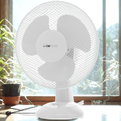 Wentylator stołowy wiatrak biurkowy Clatronic VL 3601 (Ø23cm, wys.37cm)