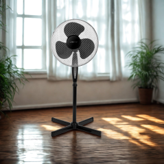 Wentylator stojący wiatrak podłogowy Clatronic VL 3603 S (Ø40cm, wys.125cm)