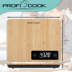 Bambusowa waga kuchenna ProfiCook PC-KW 1271