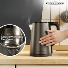 Czajnik elektryczny bezprzewodowy 1,5L ProfiCook PC-WK 1290