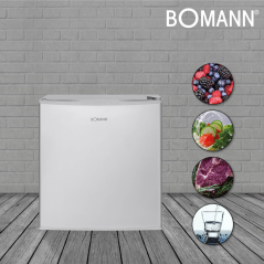 Lodówka chlodziarka podblatowa 42L Bomann KB 7346 (inox look)